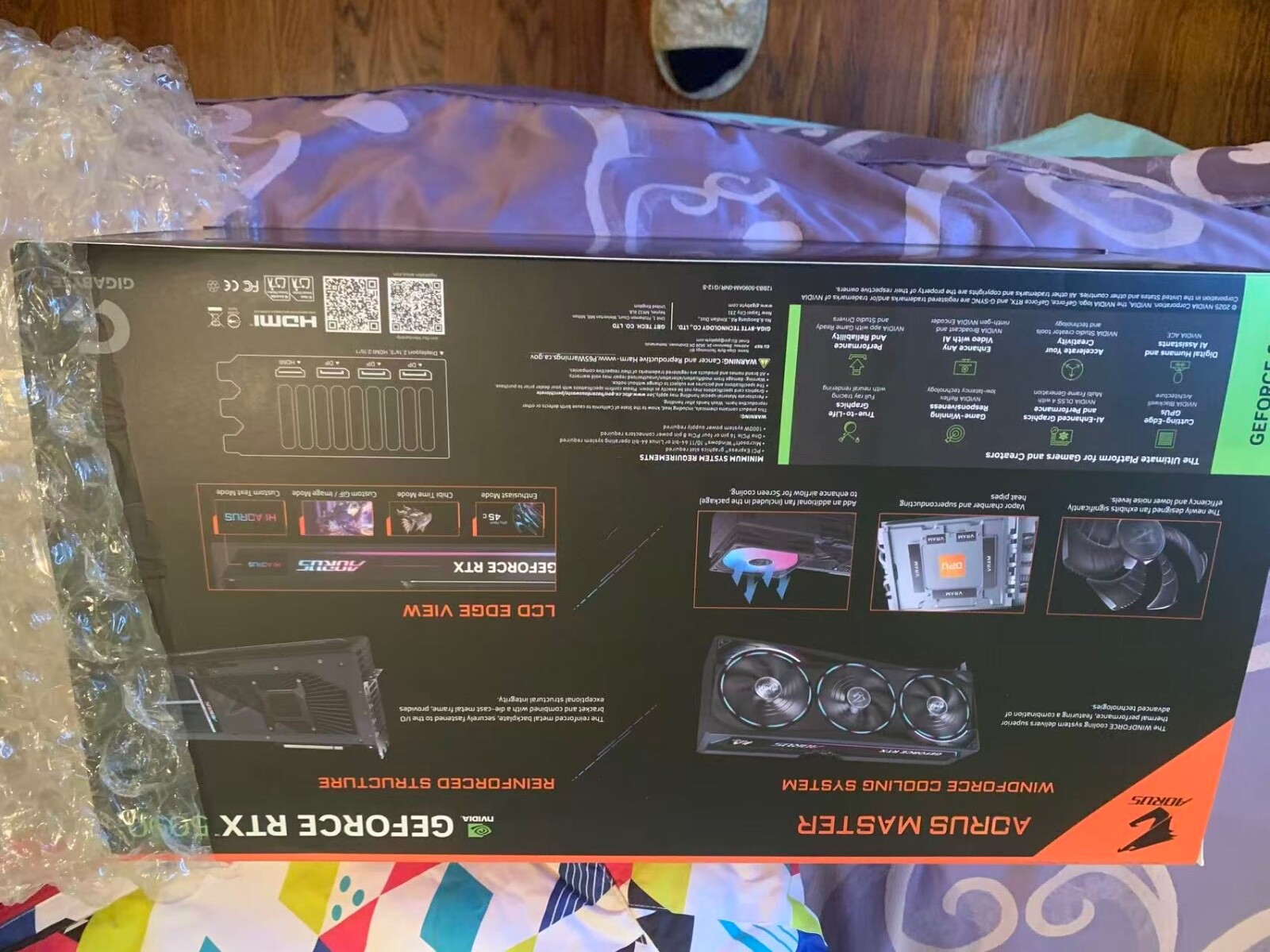 Nvidia Gigabyte AORUS GeForce RTX 5090 Master 32G New in hand — free shipping