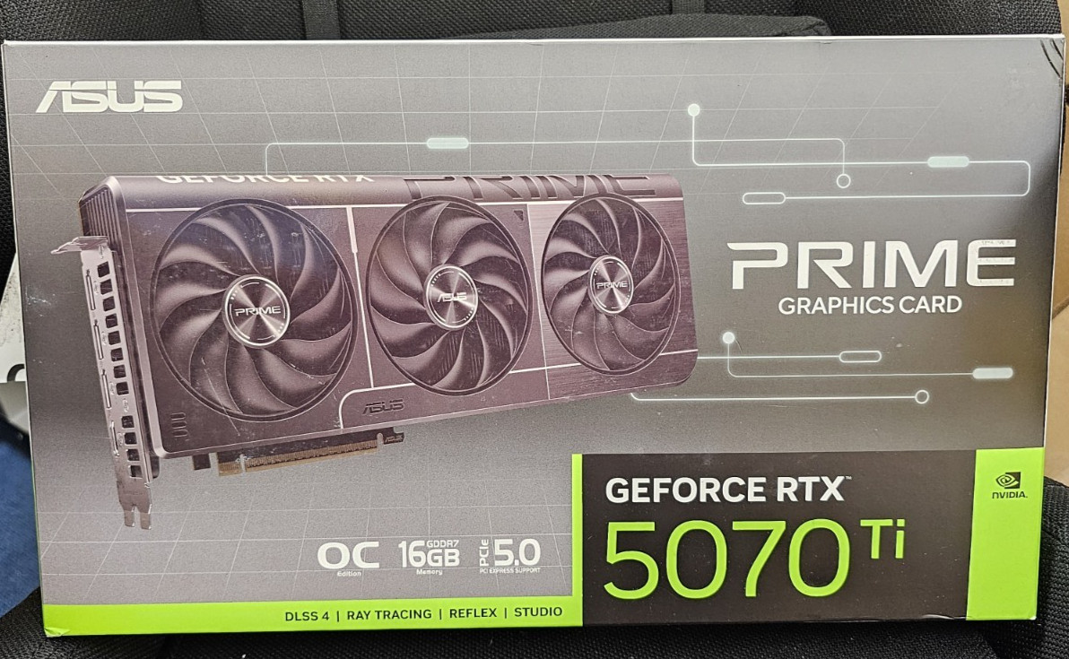 ASUS - PRIME NVIDIA GeForce RTX 5070 Ti OC Edition 16GB GDDR7 PCI Express 5.0 -