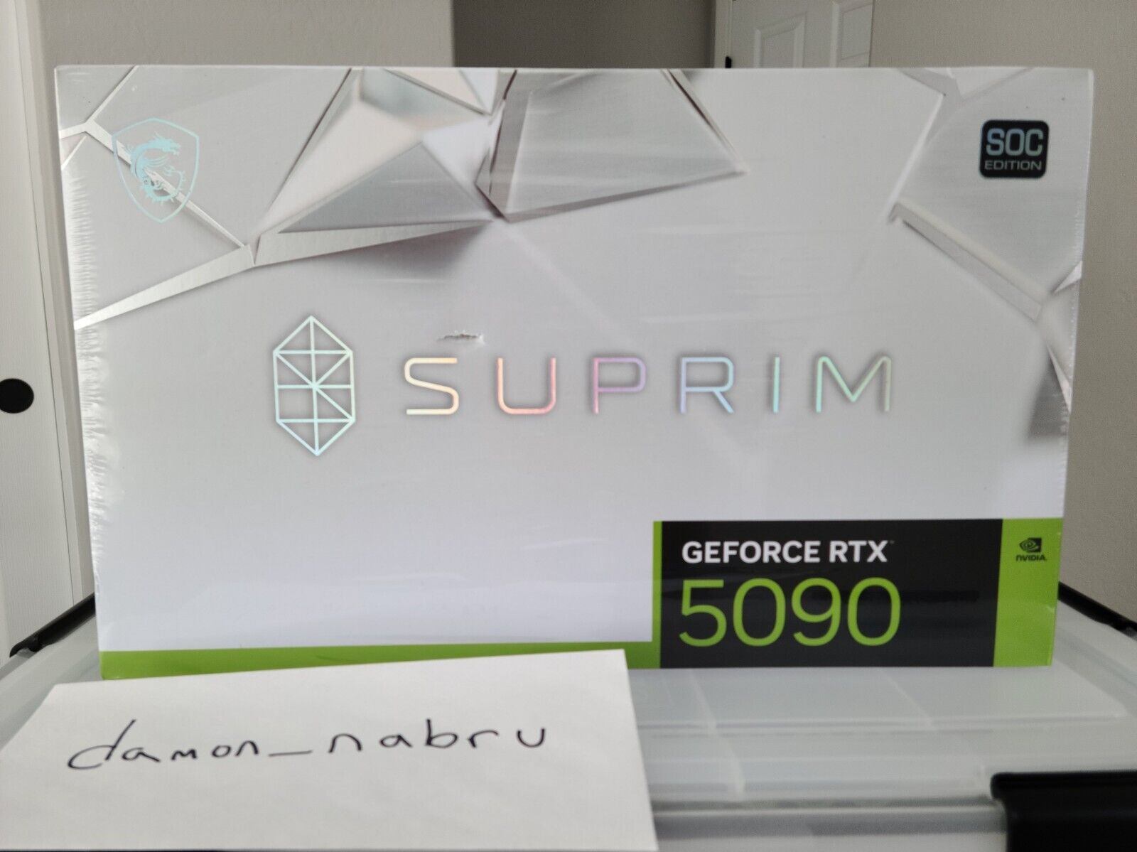 (NEW) GeForce RTX 5090 MSI SUPRIM SOC 32GB NVIDIA Graphics Card - Same-day ship!